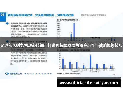 足球部落财务管理必修课:打造可持续发展的资金运作与战略规划技巧 足球部落财务管理必修课:打造可持续发展的资金运作与战略规划技巧