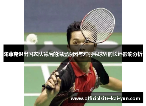 陶菲克退出国家队背后的深层原因与对羽毛球界的长远影响分析 陶菲克退出国家队背后的深层原因与对羽毛球界的长远影响分析